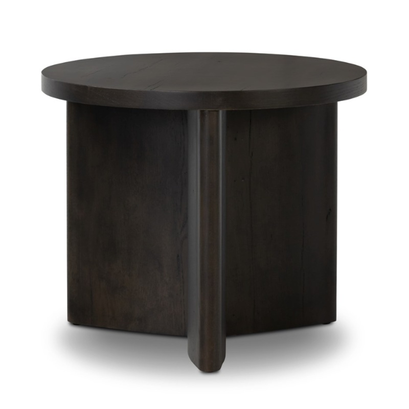 Toli End Table – Smoked Black Veneer