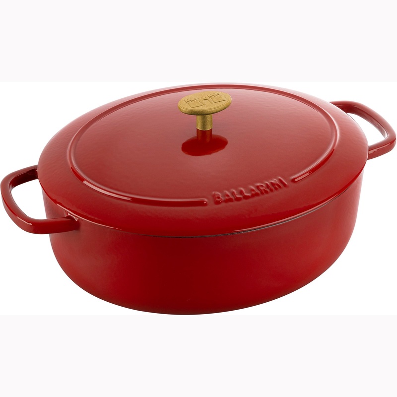 Bellamonte – 4.75-qt Oval Cocotte – Pomodoro Red