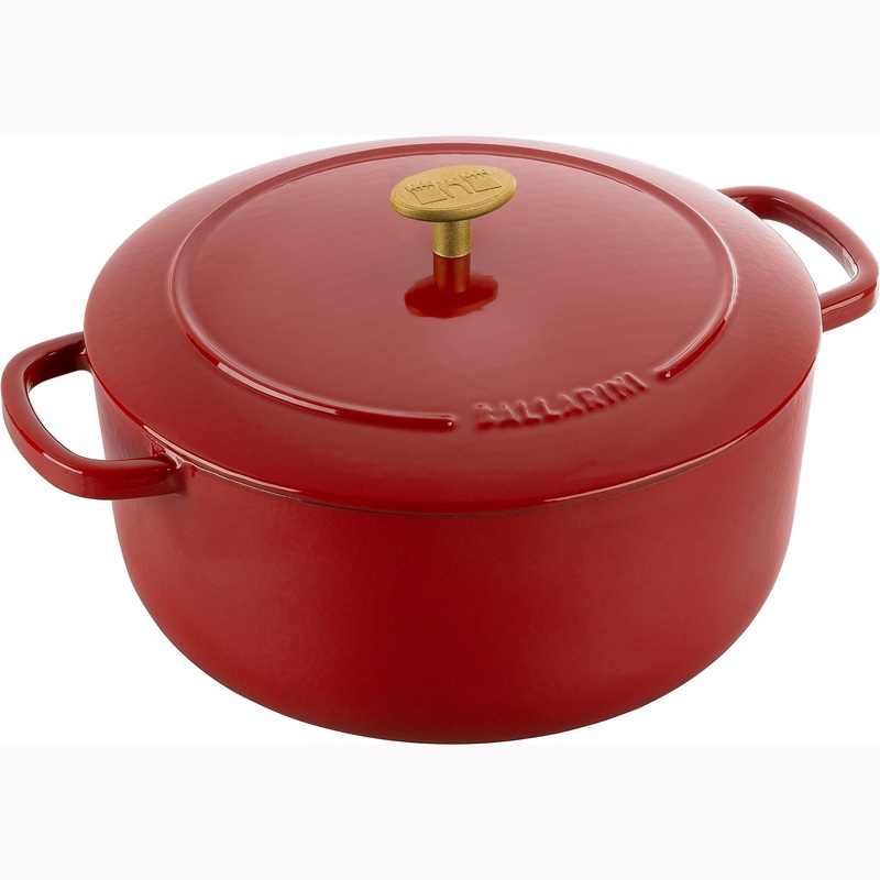 Bellamonte – 5.75-qt Round Cocotte – Pomodoro Red