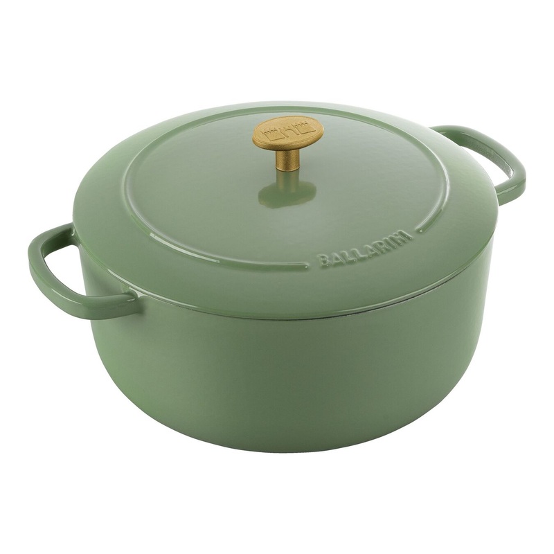 Bellamonte – 5.75-qt Round Cocotte- Saggio Green