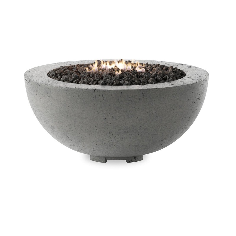 Bronson Outdoor Fire Table (Natural Gas) – Pewter Concrete