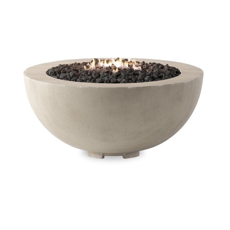 Bronson Outdoor Fire Table (Propane) – Natural Concrete