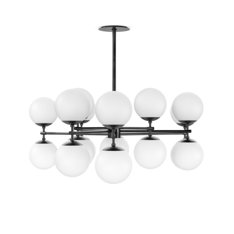 Zodiac Chandelier – Black Gunmetal