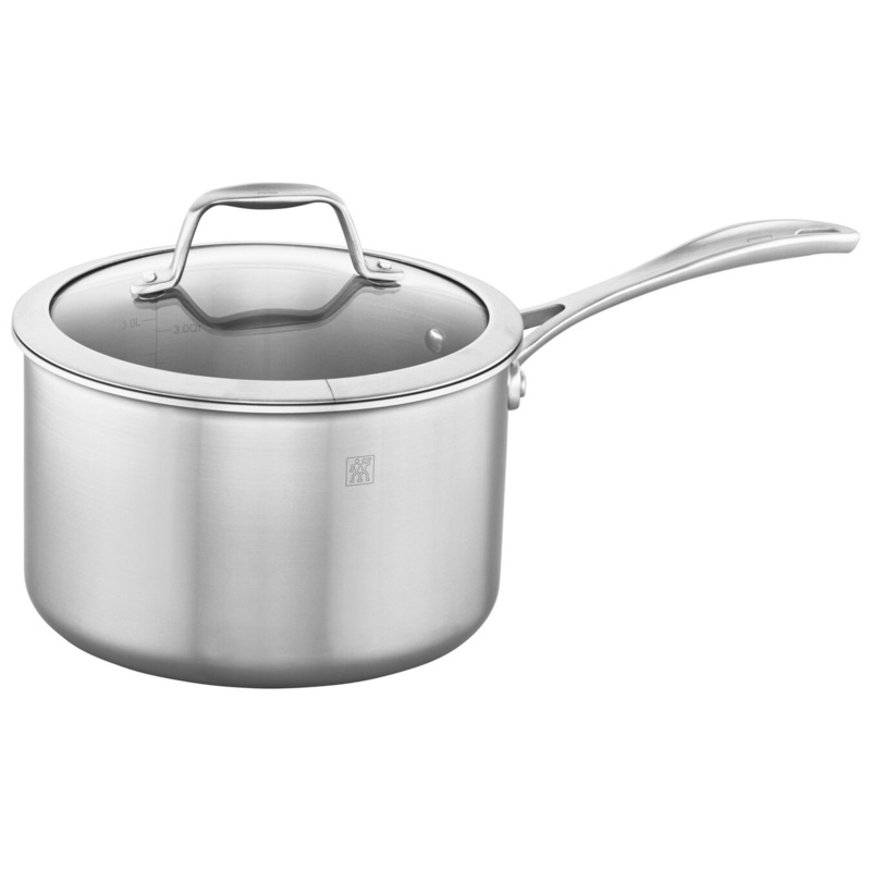 Spirit 3-Ply  – 4-qt Stainless Steel Saucepan