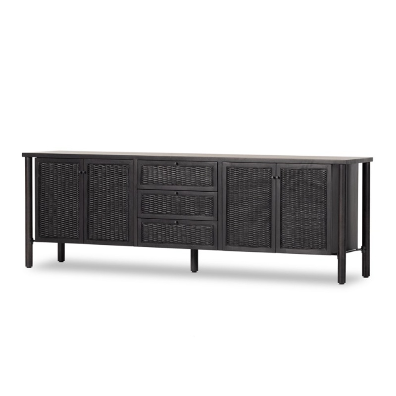 Veta Media Console – Black Cane