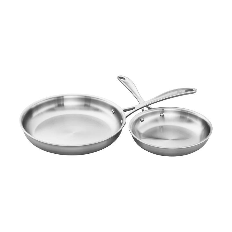Spirit 3-Ply  – 2pc Stainless Steel Fry Pan Set
