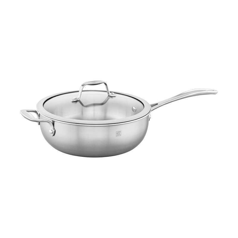 Spirit 3-Ply  – 4.6-qt Stainless Steel Perfect Pan