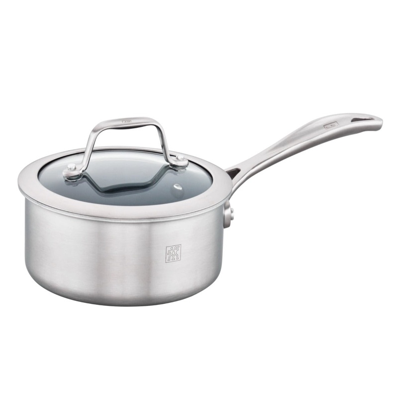 Spirit 3-Ply Ceramic Nonstick – 1-qt Stainless Steel Ceramic Nonstick Saucepan