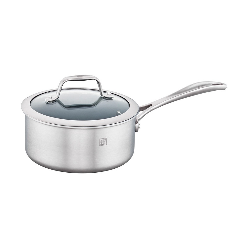 Spirit 3-Ply Ceramic Nonstick – 2-qt Stainless Steel Ceramic Nonstick Saucepan