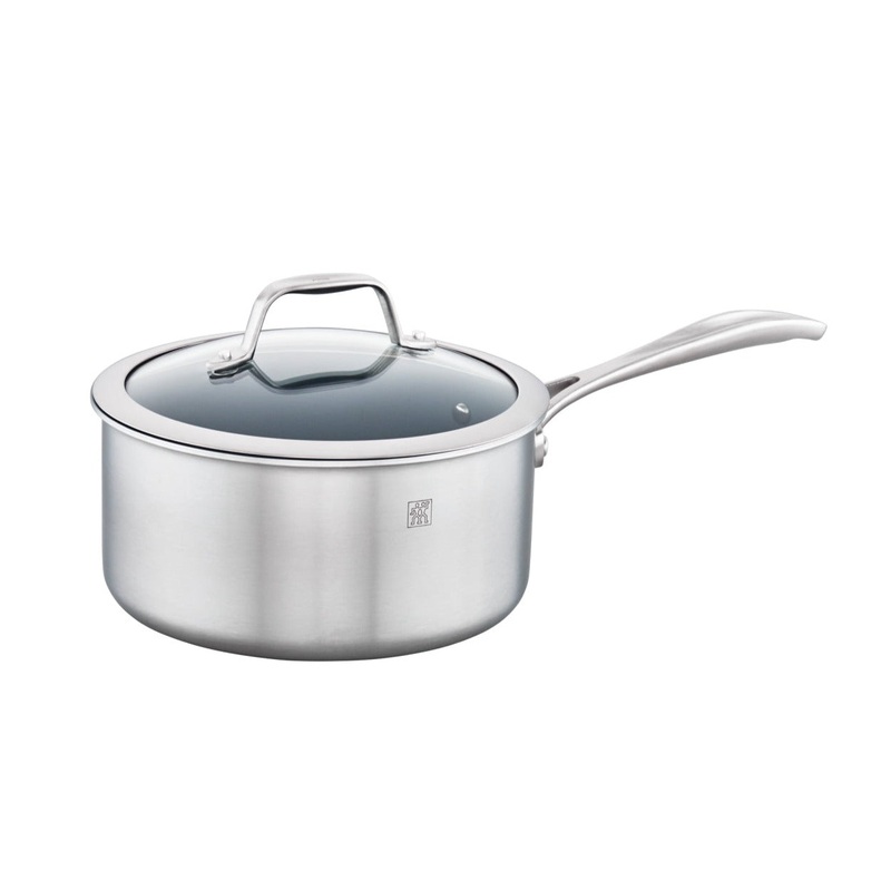Spirit 3-Ply Ceramic Nonstick – 3-qt Stainless Steel Ceramic Nonstick Saucepan