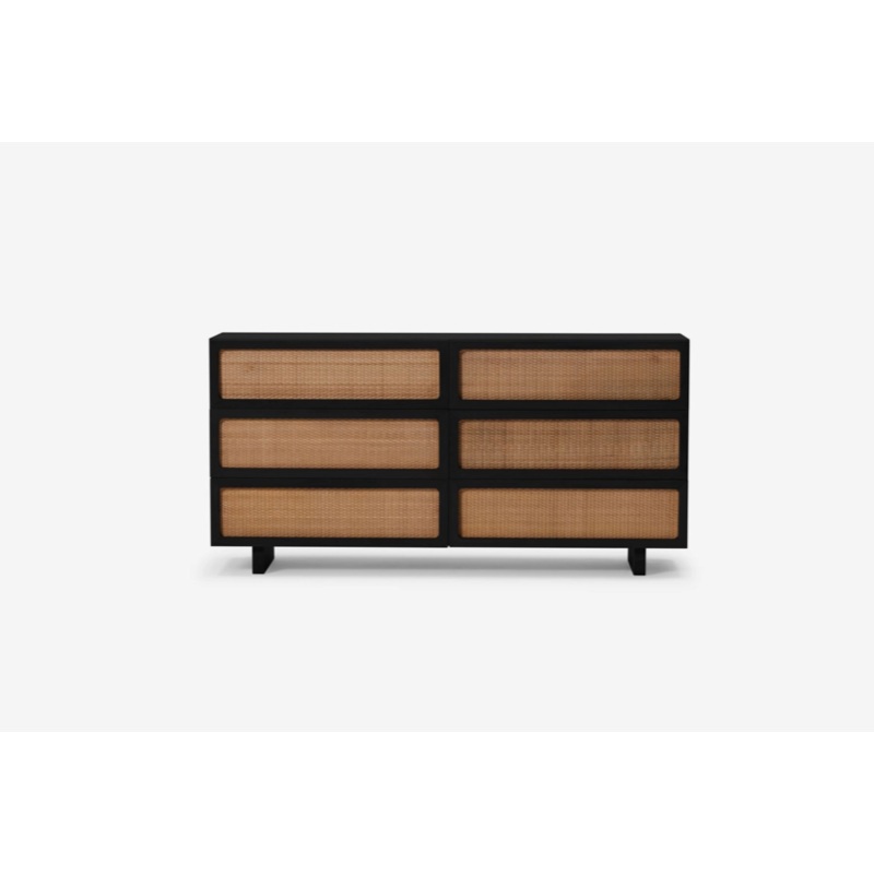 Stadium Double Dresser – Black Oak