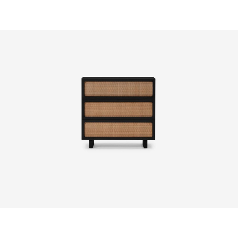 Stadium Single Dresser – Black Oak