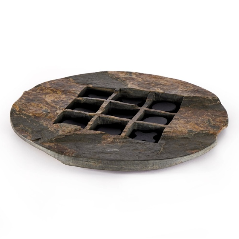 Stone Tic Tac Toe – Grey Stone