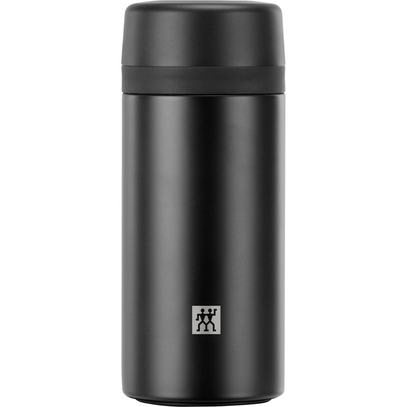 Thermo – Tea & Fruit Infuser Bottle – 420ml, Matte Black