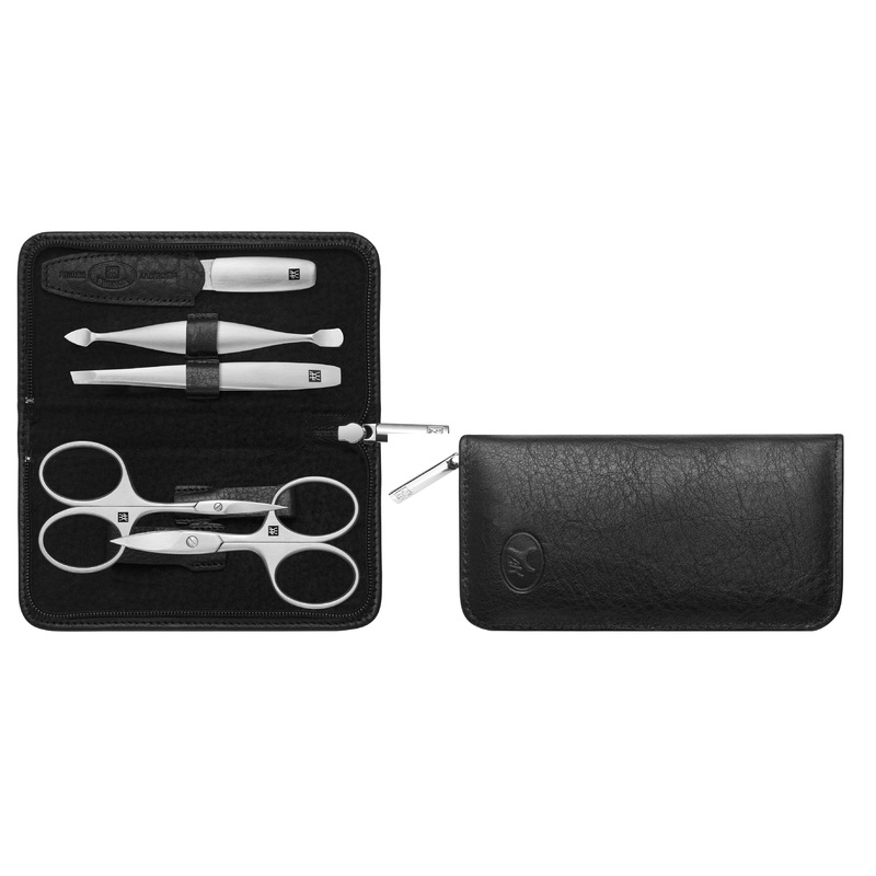 TWINOX –  Zip Leather Case Set – Black