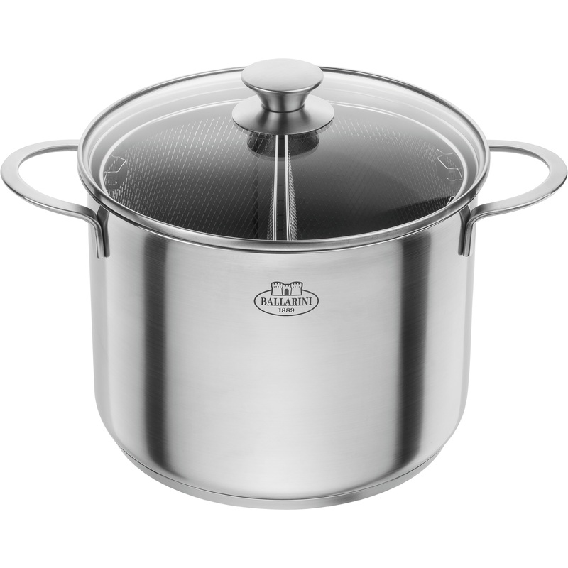 Specialties – 8.5-qt Stainless Steel Pasta Pot + Lid