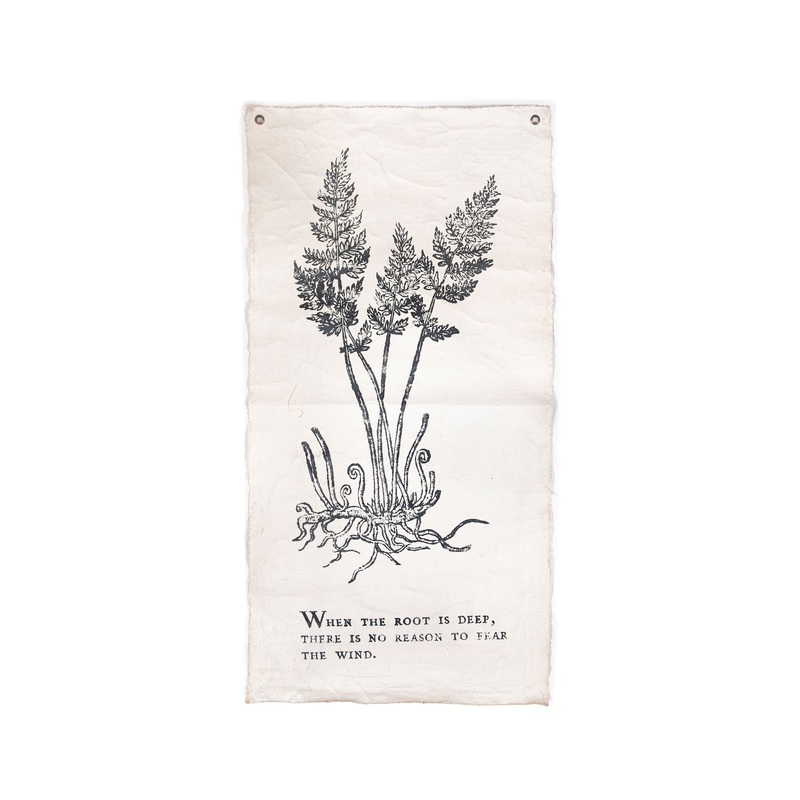 When the root is deep – Botanical Wall Tarp