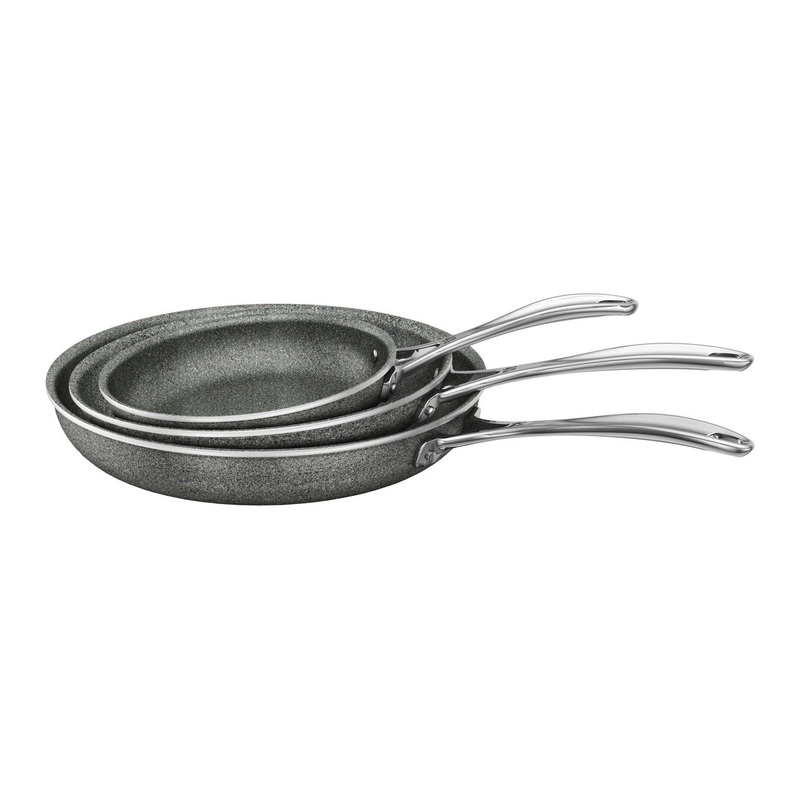 Capri Granitium – 3-pc Aluminum Nonstick Fry Pan Set