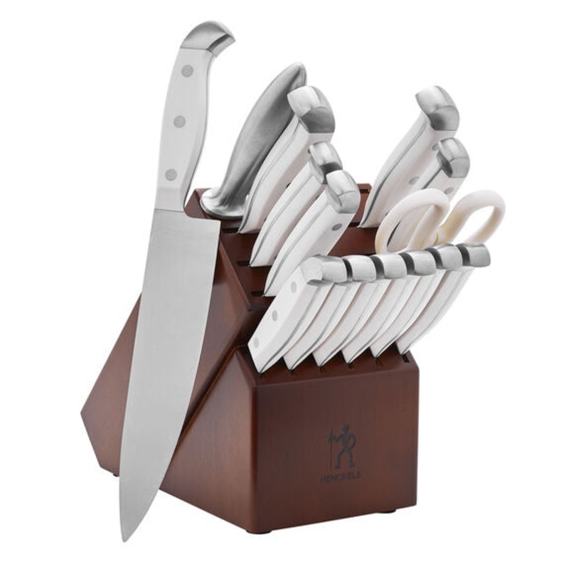 Statement – 15pc Knife Block Set – White