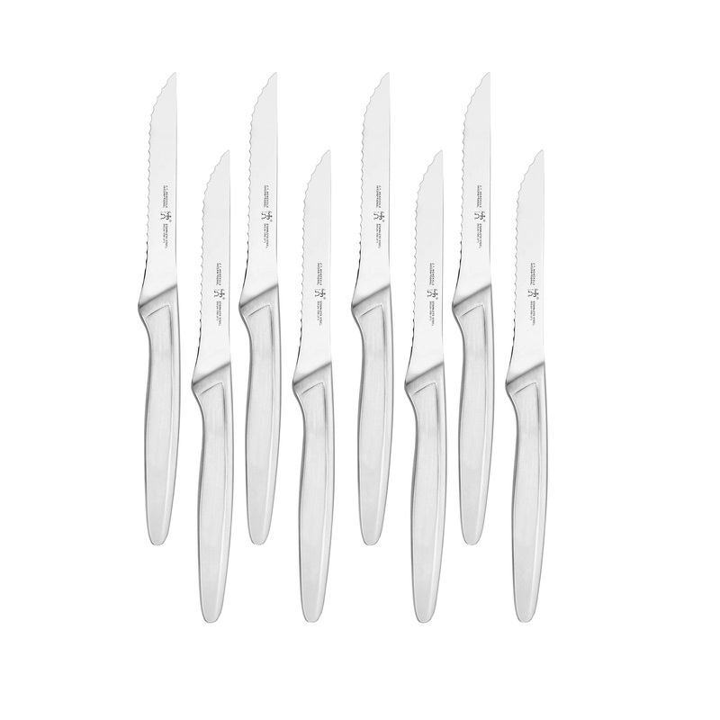 Steak Sets – 8pc Stainless Steel Serrated Steak Knife Set