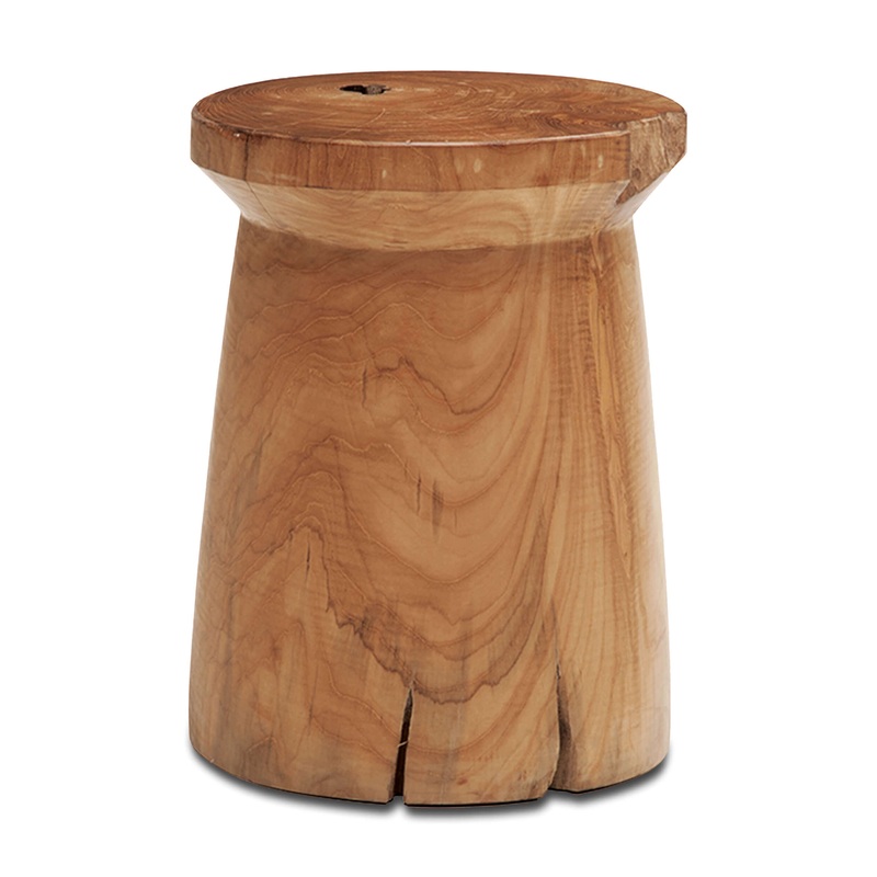 Solid Teak Stool – Round – IN STOCK