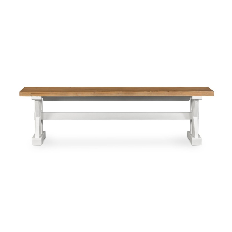 Tuscanspring Dining Bench – Limestone White