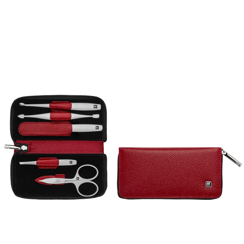 TWINOX – Snap Leather Fastener Case – Red