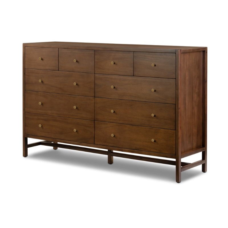 Sullivan 10 Drawer Dresser – Saddle Tan