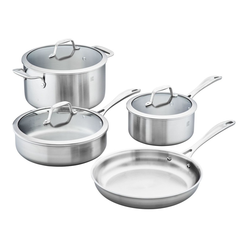 Spirit 3-Ply  – 7pc Stainless Steel Cookware Set