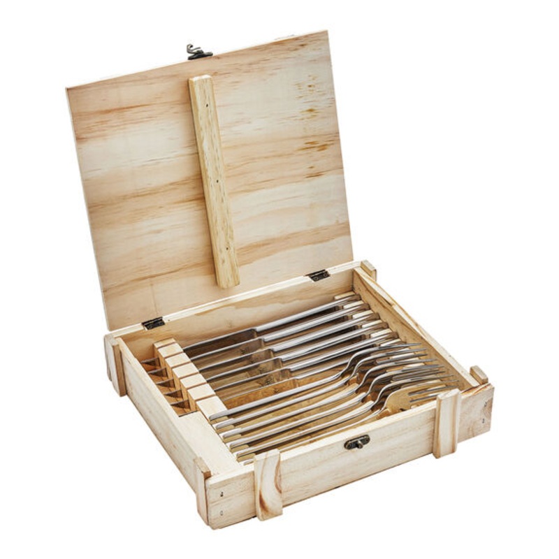 Steak Sets – 12 Pc Steak Knife Set in Wood Presentation Box