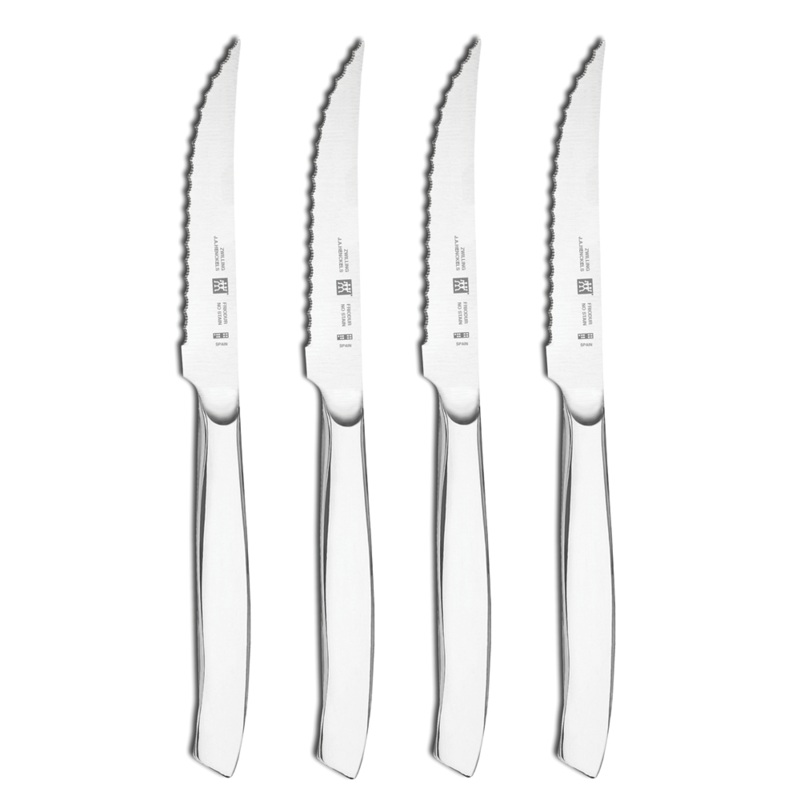 Steak Sets – 4pc Stainless Steel Serrated Mignon Steak Knife Set