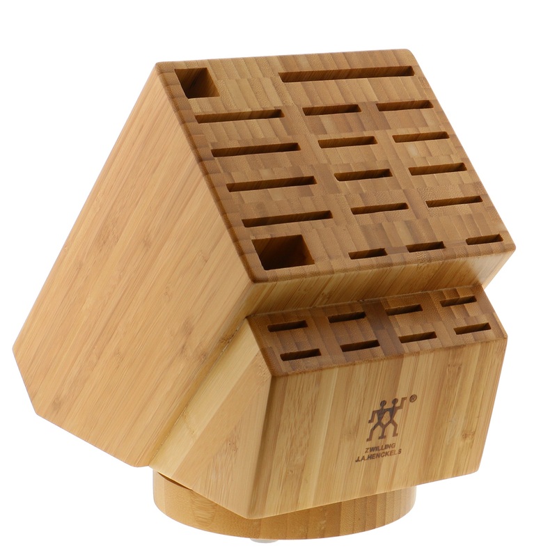 Storage – 26-slot Bamboo Swivel Knife Block