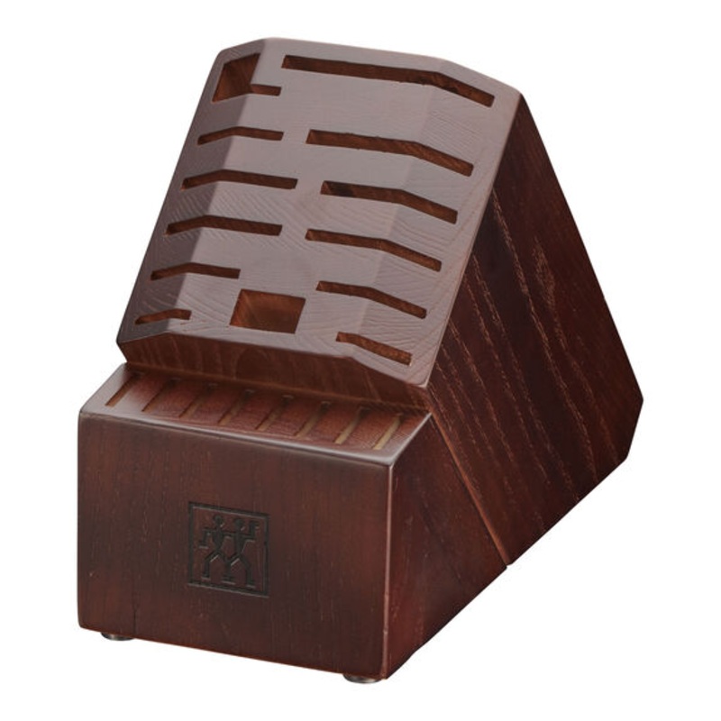 Storage – Pro Ashwood with walnut stain 21-slot Block