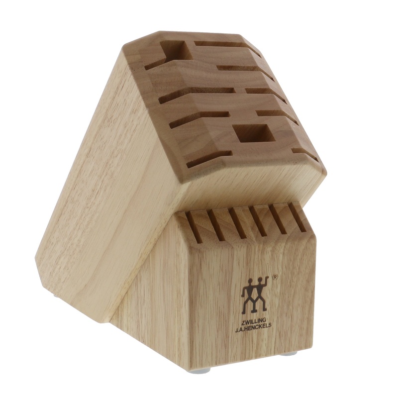 Storage – Pro Rubberwood Natural 16-slot Block