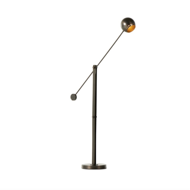 Torin Floor Lamp – Dark Antique Brass