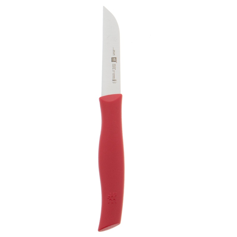 TWIN Grip – 3″ Vegetable Knife – Red