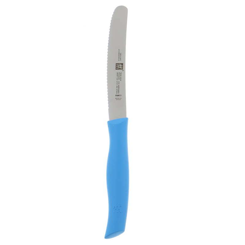 TWIN Grip – 4.5″  Serrated Utility Knife – Blue