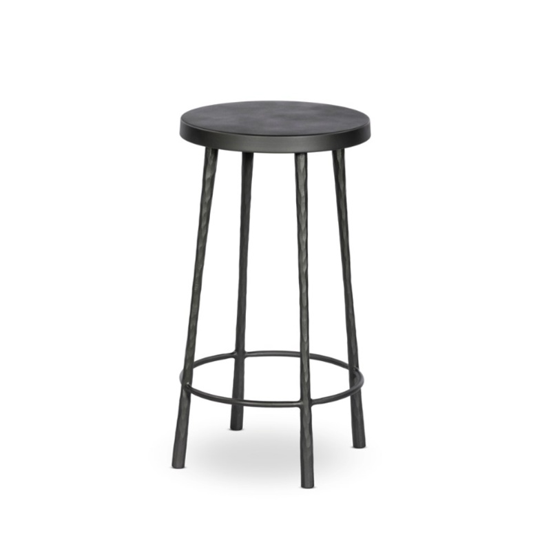 Westwood Counter Stool – Hammered Gunmetal