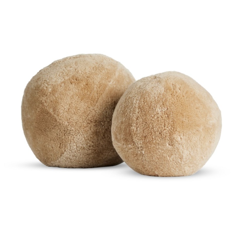 Balle Shearling Pillow Set – Beige