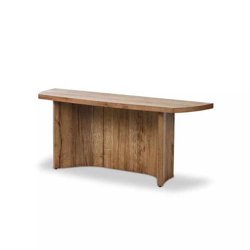Brinton Console Table – Rustic Oak Veneer