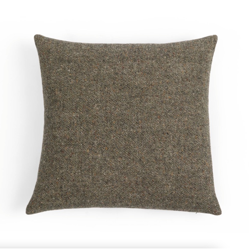 Stonewash Linen Pillow – Hasselt Olive Green -22″