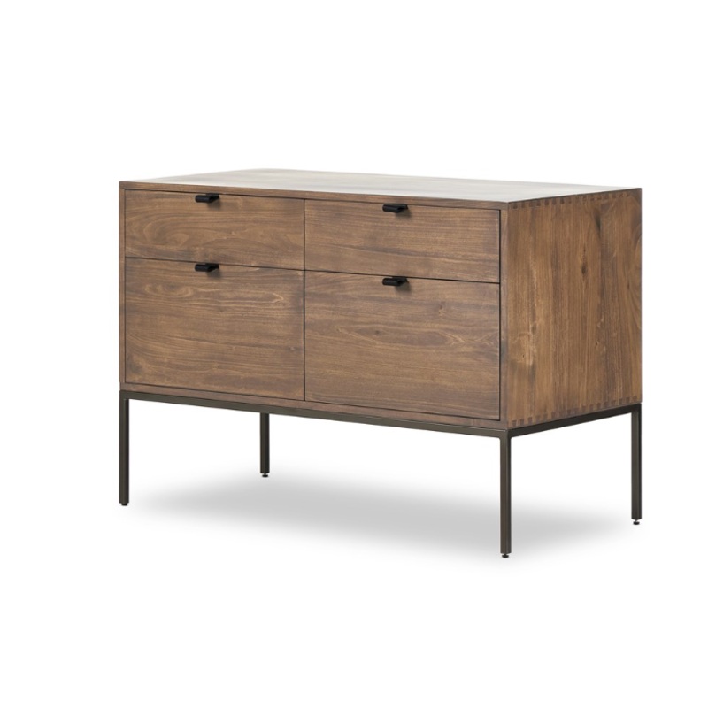 Trey Modular Wide Filing Cabinet – Auburn Poplar