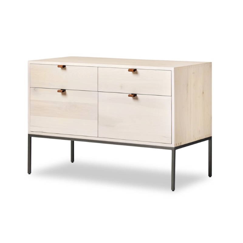 Trey Modular Wide Filing Cabinet – Dove Poplar