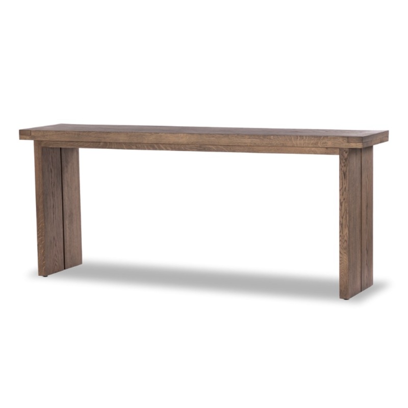 Warby Console Table – Worn Oak Veneer