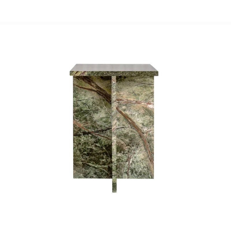 Blair Accent Table Rainforest Green Marble