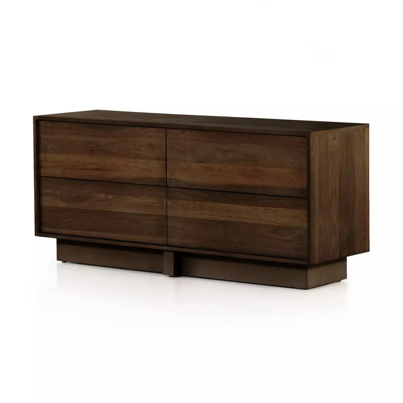 Bodie 4 Drawer Dresser – Dark Walnut