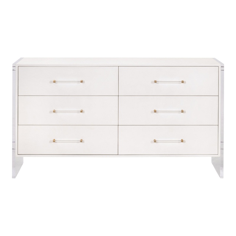 Siona Shagreen 6 Drawer Double Dresser