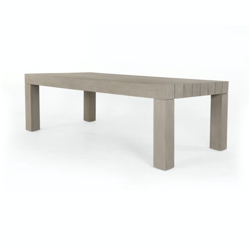 Sonora Outdoor Dining Table – Weather Grey