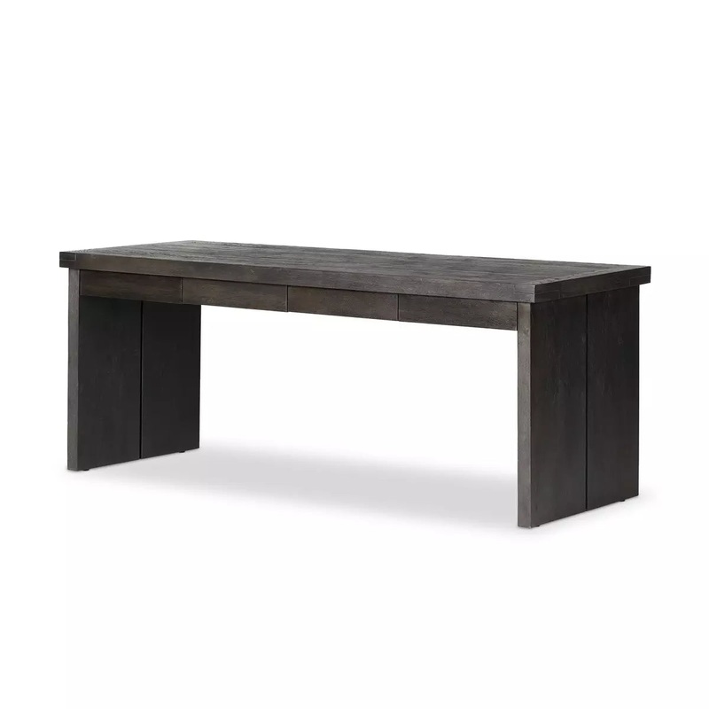 Warby Desk – Worn Black Veneer