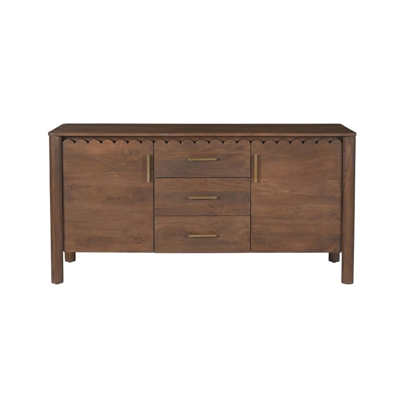 Wiley 3 Drawer Sideboard Vintage Brown